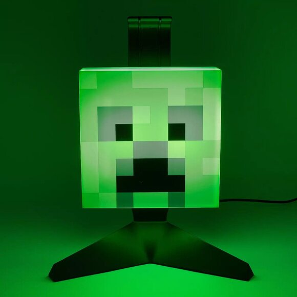 Mojang Minecraft Creeper Head Light Headphone Stand Paladone - Picture 5 of 5